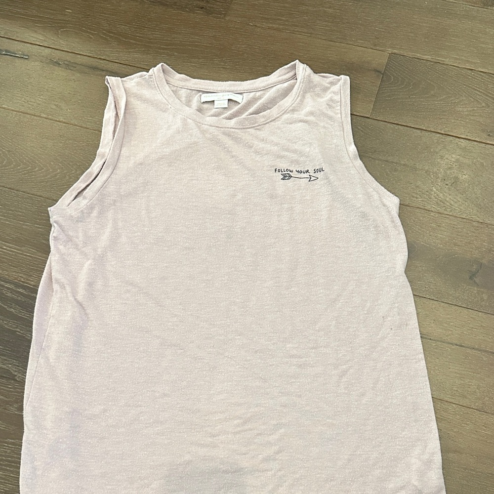 Spiritual Gangster Cream Tank Top